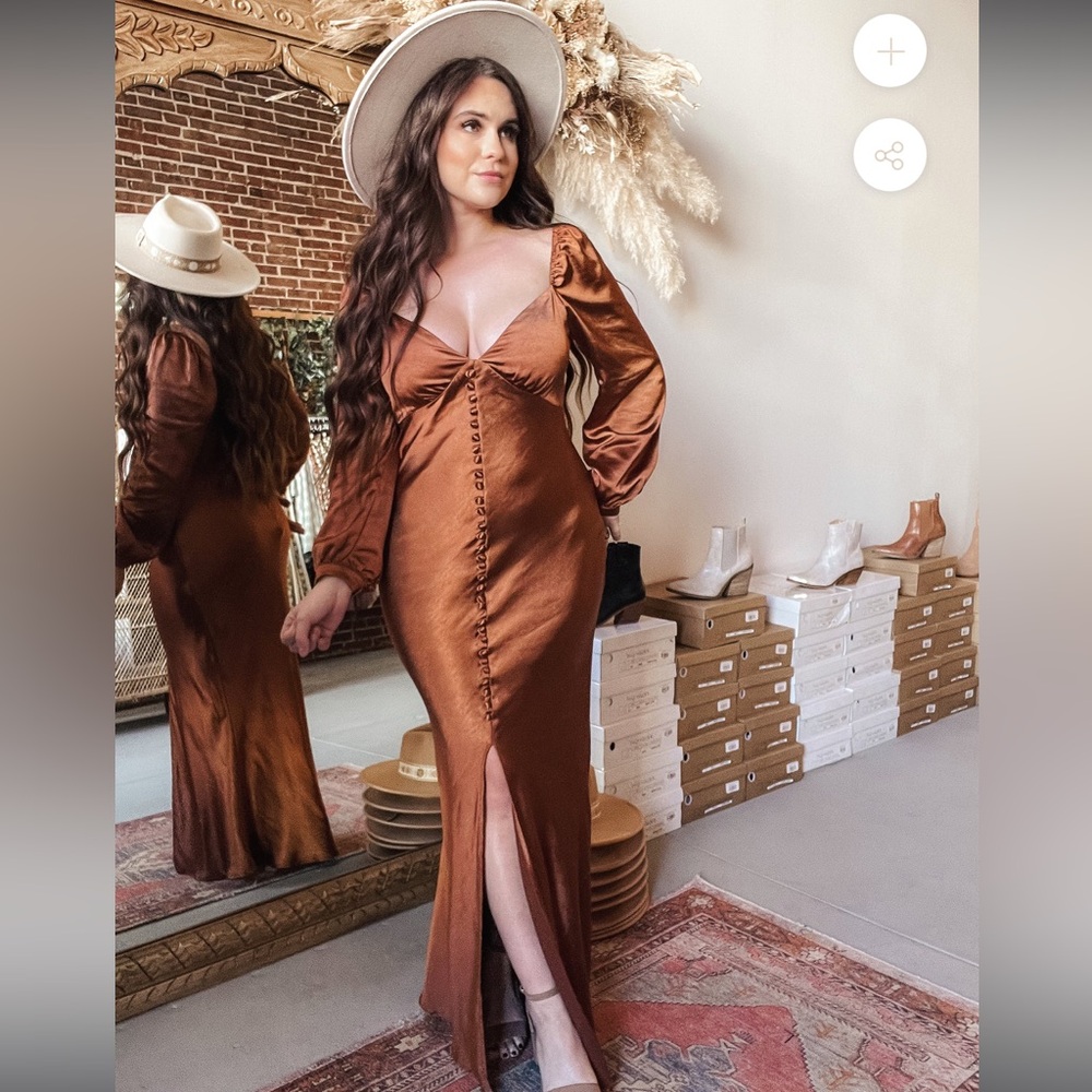 Size small rust dress